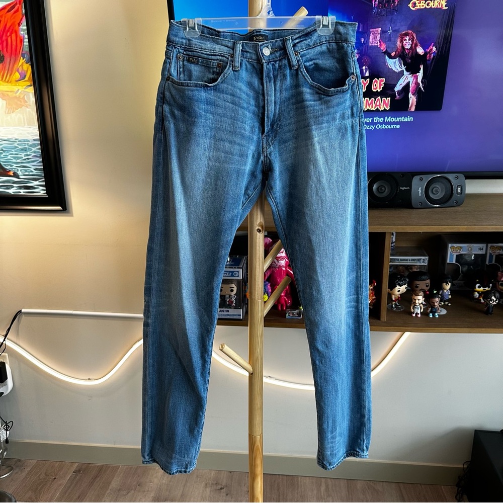 Ralph Lauren Light Blue Straight Denim 33x32